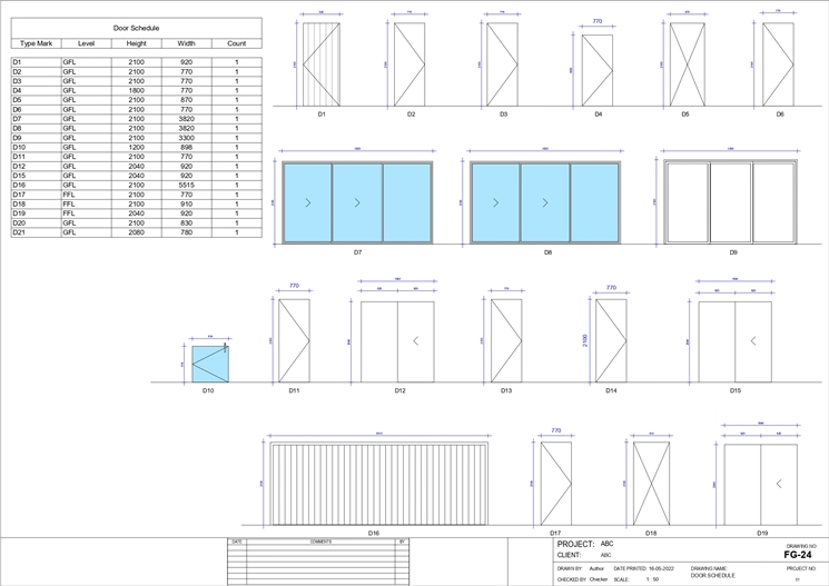 Sample Drawing LOD